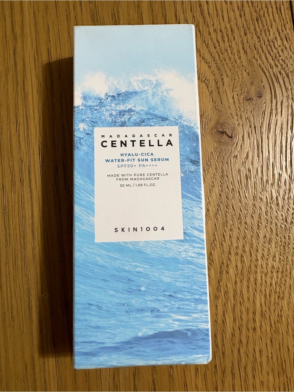 Skin1004 Madagascar Centella Hyalo-Cica Water-Fit Sun Serum - Blue